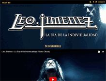 Tablet Screenshot of leojimenez.net